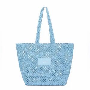 NEW Dolce & Gabana Light Blue Beach Tote Bag
